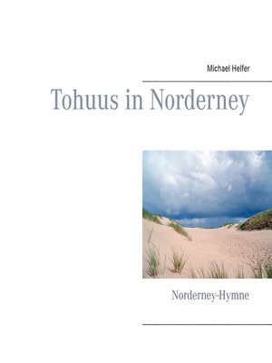 cover image of Tohuus in Norderney
